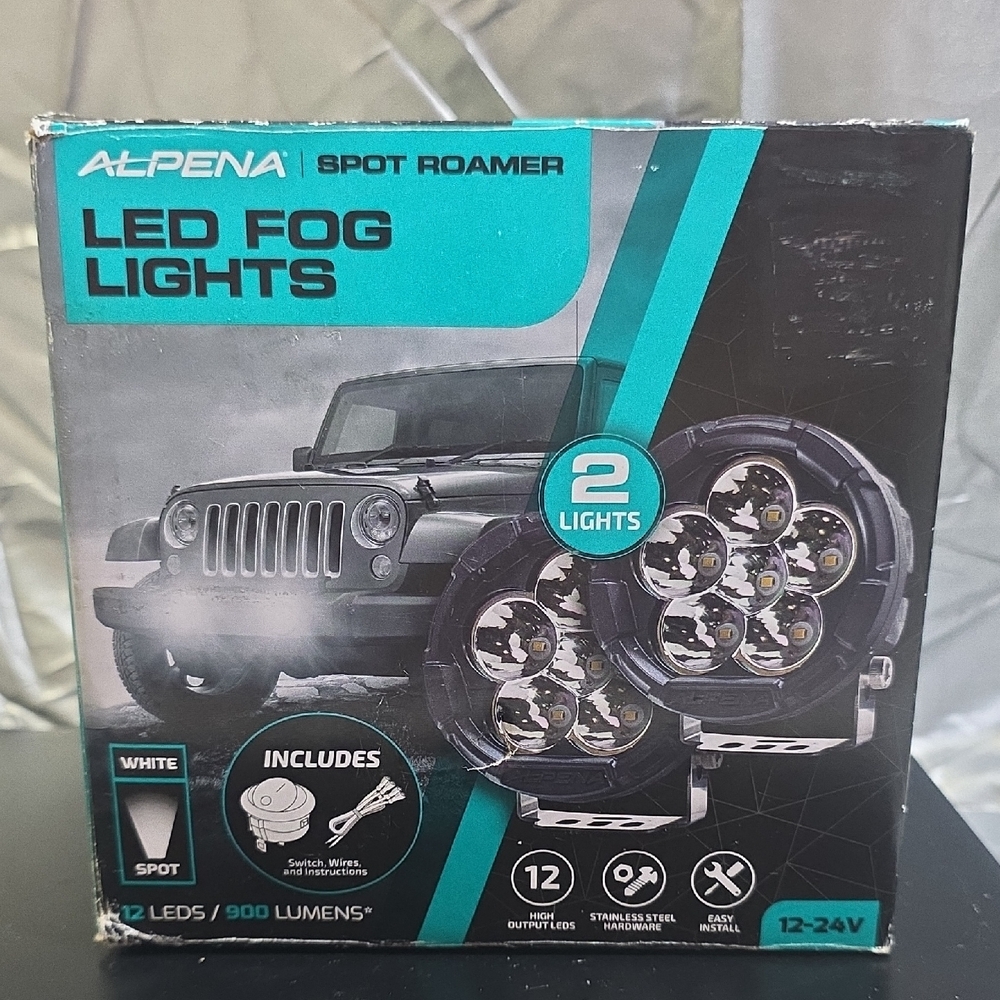 Alpena Spot Roamer LED Fog Lights - White